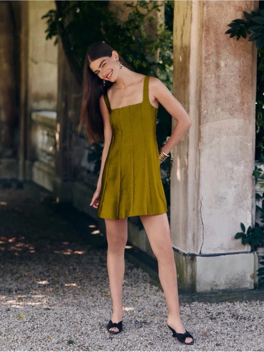 TUCKERNUCK Lentil Dupioni Edith Mini Dress